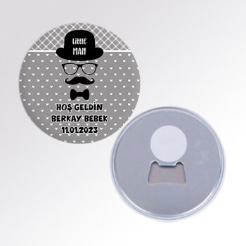 Little Man Küçük Adam Buton Magnet Açacak