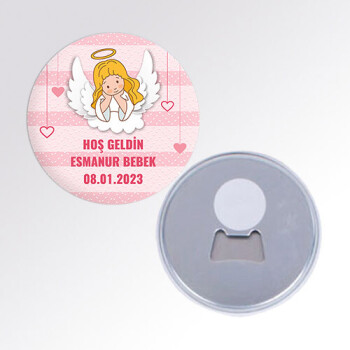 Melek Kanadı Temalı Buton Magnet Açacak
