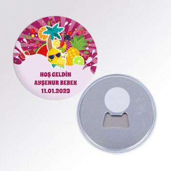 Meyveler Figürlü Buton Magnet Açacak