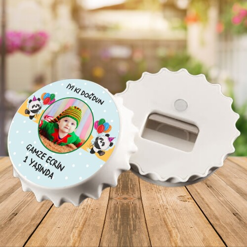Panda Temalı Kapak Magnet Açacak