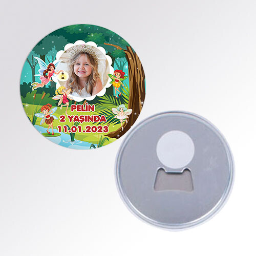 Peri Kızlar Açacaklı Buton Magnet