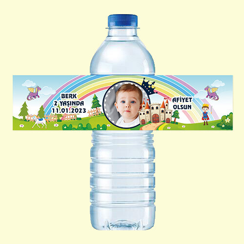 Prens Tasarım 500ML Su Sargısı Etiketi