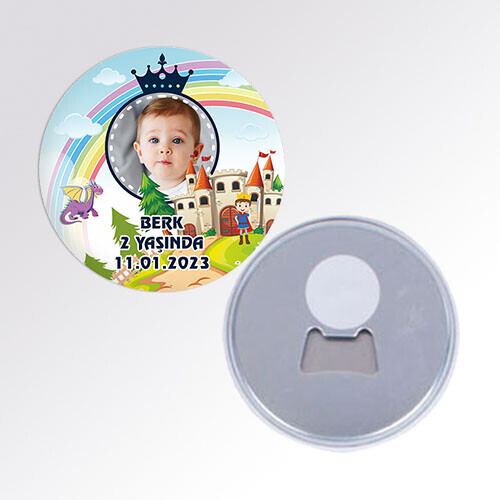 Prens Tasarım Açacaklı Buton Magnet