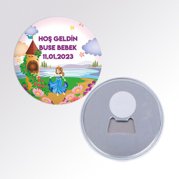 Prenses Tasarım Buton Magnet Açacak