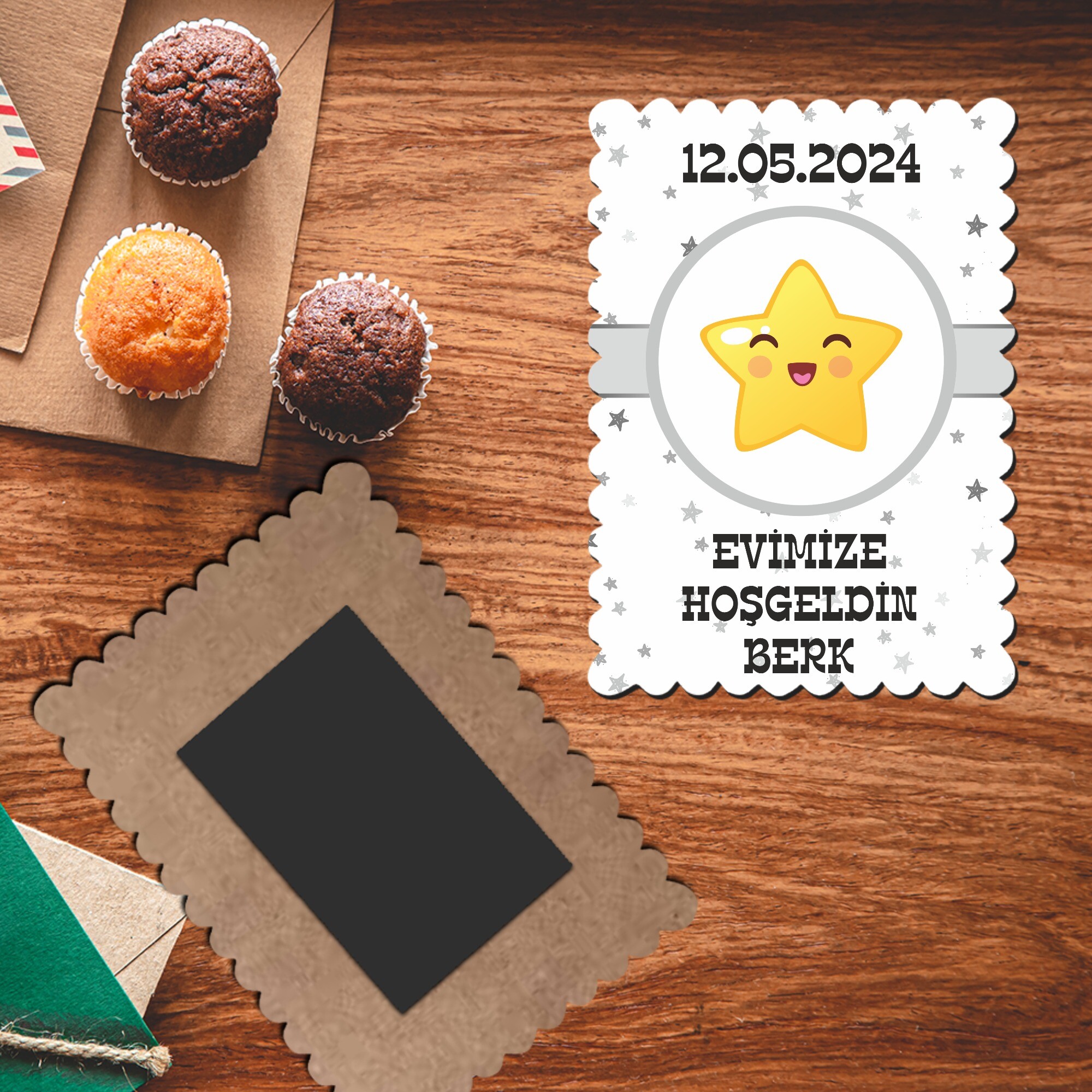 Star Temalı Pöti Magnet Ahaşp