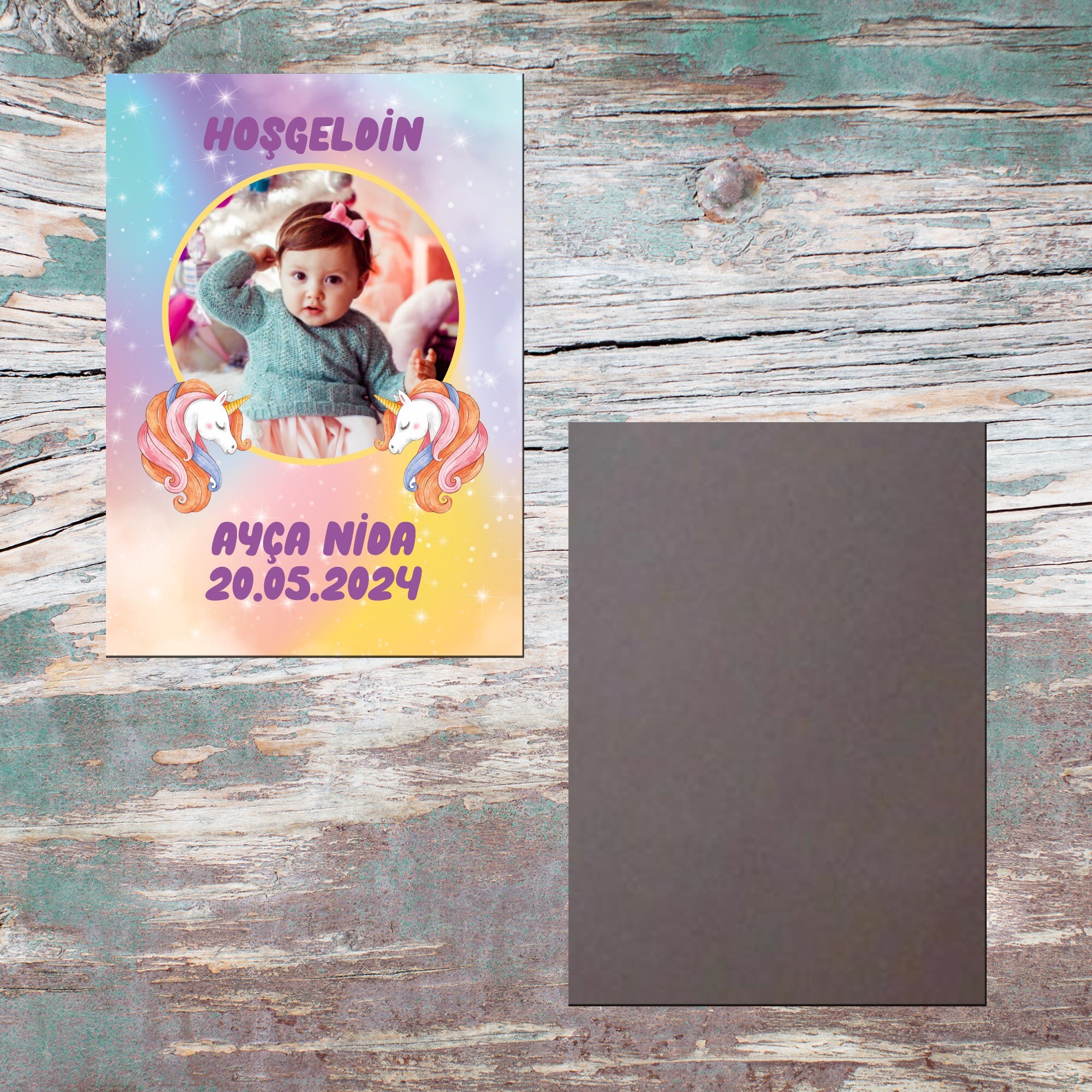 Unicorn Doğum Günü Magneti