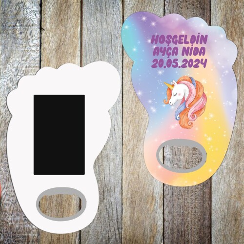 Unicorn Bebek Ayağı Magnet Açacak