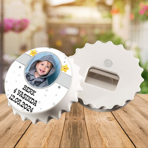 Star Temalı Kapak Magnet Açacak