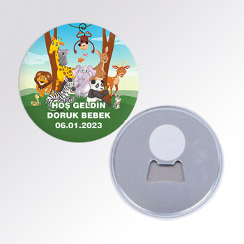 Safari Temalı Buton Magnet Açacak