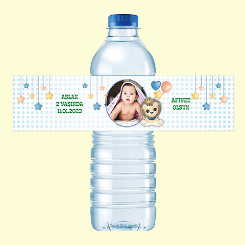 Sevimli Aslan 500ML Su Sargısı Etiketi