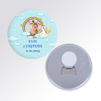 Unicornlu Açacaklı Buton Magnet
