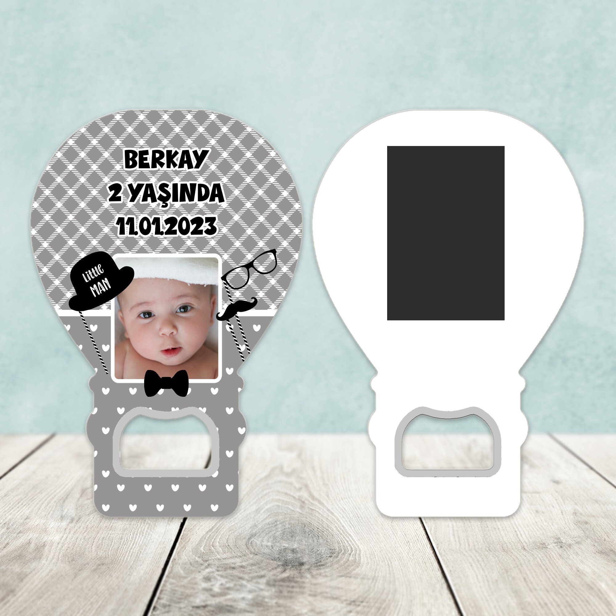Little Man Küçük Adam Balon Şekilli Açacaklı Magnet